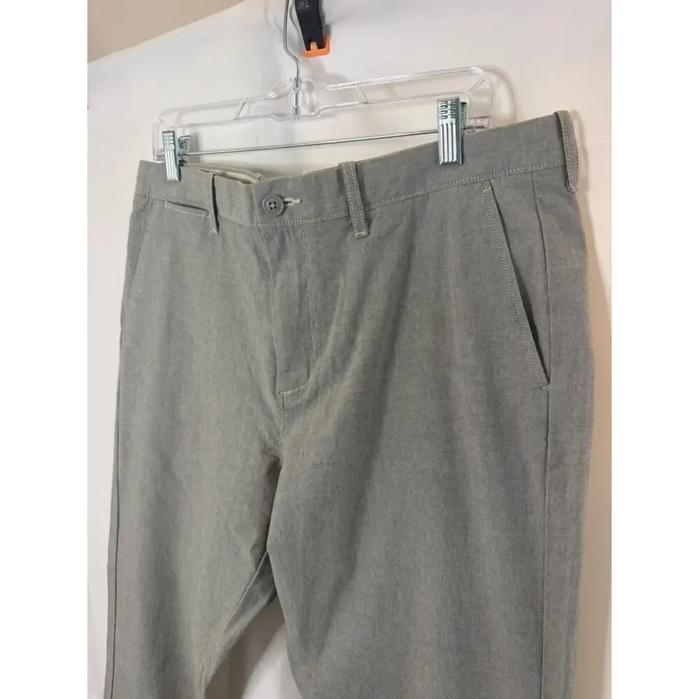 NWOT J.Crew 770 Straight-fit chino in stretch chambray in Concrete Gray sz 34x32